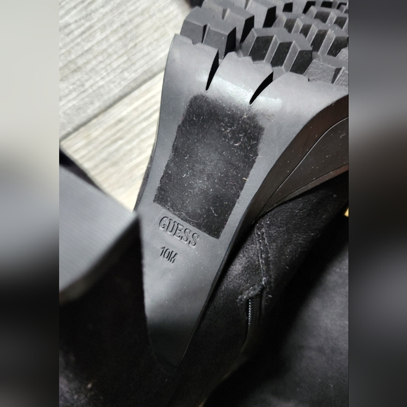 GUESS Women's Tailia Over-The-Knee Boot-Black - Picture 8 of 10